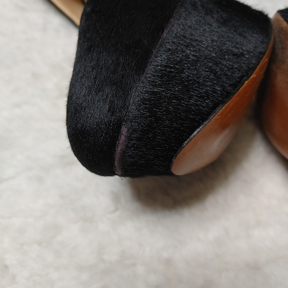 ALEXANDRE Birman Pony Hair Platform Heels 7.5 - Picture 7 of 14